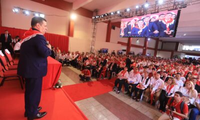 Horacio Cartes en la convención colorada 2024. Foto: Gentileza.