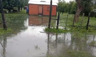 Inundaciones en Bahía Negra. Foto: Captura.