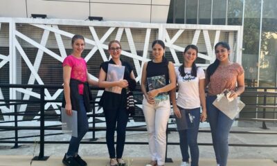 Mujeres médicas tras examen del Conarem. Foto: MSP BS.