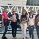 Mujeres médicas tras examen del Conarem. Foto: MSP BS.