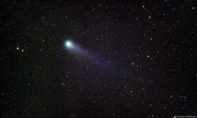 El cometa 12P/Pons Brooks, llamado "del diablo" tras la explosión de julio de 2023. Foto: Christian Grube/Imago/DW.