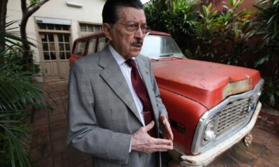 Martín Almada en el Museo de las Memorias. Foto: Agencia EFE.