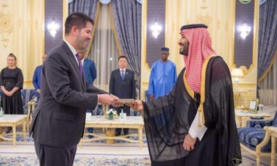 El embajador del Paraguay concurrente ante Arabia Saudita, José Agüero Ávila, presentó cartas credenciales. Foto: Agencia IP.