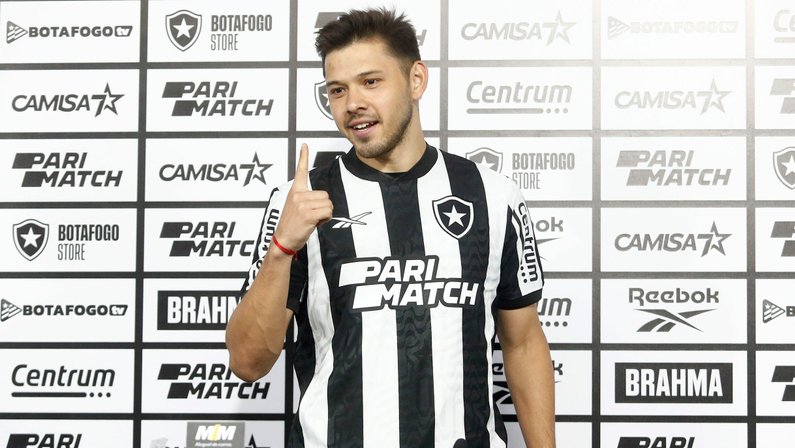 Óscar Romero fue presentado oficialmente como nuevo jugador del Botafogo. Foto: Gentileza.