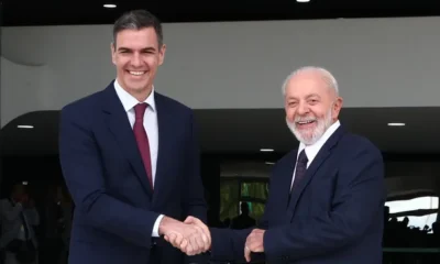 Pedro Sánchez y Lula da Silva. Foto: @sanchezcastejon