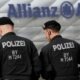 Policías en el entorno del estadio Allianz Arena, en Múnich. Foto: DW.