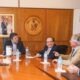 el ministro de Industria y Comercio, Javier Giménez, recibió al directivo de la empresa española “Uriel Inversiones”. Foto: MIC