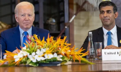 Joe Biden y Rishi Sunak. Foto: DW