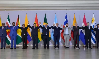 Cumbre de presidentes sudamericanos en 2023. Foto: DW. Archivo.