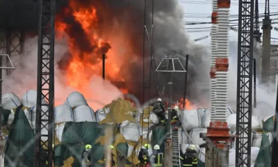 Incendio en una central eléctricaFoto: DW.