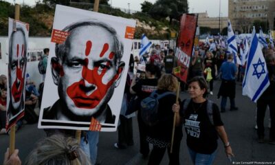 Protesta contra del gobierno del primer ministro israelí Benjamin Netanyahu. Foto: DW.