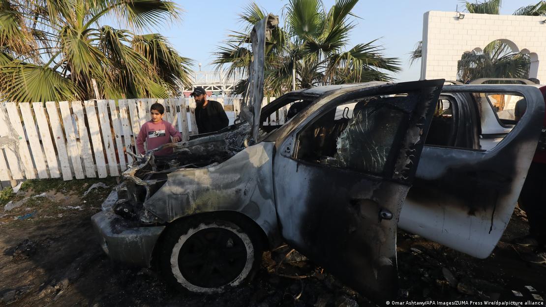 Ataque en Gaza. Foto: DW.