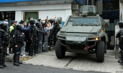 El exvicepresidente de Ecuador Jorge Glas fue arrestado en la embajada de México en Quito. Foto: DW