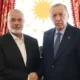 Ismail Haniyeh y Recep Tayyip Erdogan. Foto: DW