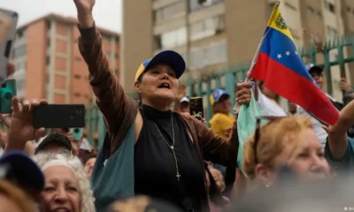 La líder opositora María Corina Machado instó a sus seguidores a mantener la fe este miércoles durante un discurso en San Antonio. Foto: DW