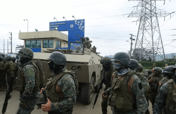 Despliegue militar en Ecuador. Foto: Europa press