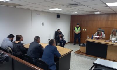 Tribunal de Sentencia que juzgó a Patricia Samudio y su esposo. Foto: @Raulramirezpy