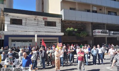 Marcha de trabajadores. Foto: Acción Sindical Clasista.