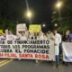 Marcha de estudiantes universitarios. Foto: R. 1080 AM.