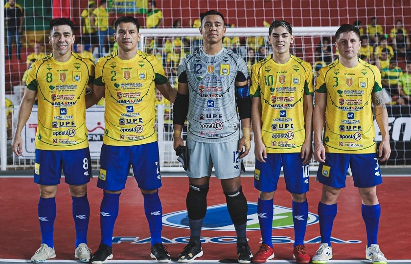 Quinteto titular de Presidente Franco.