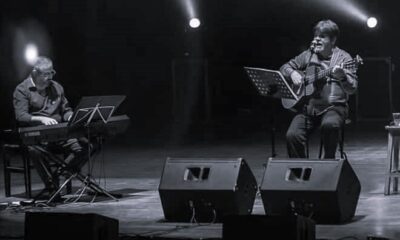 Ricardo Flecha y Óscar Fadlala en concierto. Cortesía