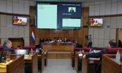 Plenaria de la Cámara de Senadores. Foto: Gentileza.