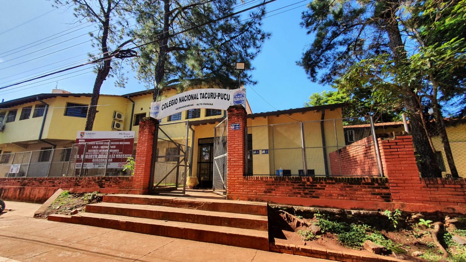 Escuela Tacurú Pucu - Hernandarias. Foto: Gentileza.