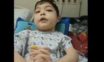 El pequeño Milán aguarda un corazón. Foto: Captura.