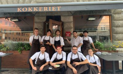 Eze Estragó en su paso por el destacado Kokkeriet, galardonado con una estrella Michelin. Foto: Gentileza.