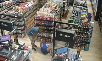 Mujer fue brutalmente agredida por un hombre y no hay denuncia. Foto: Captura de video.