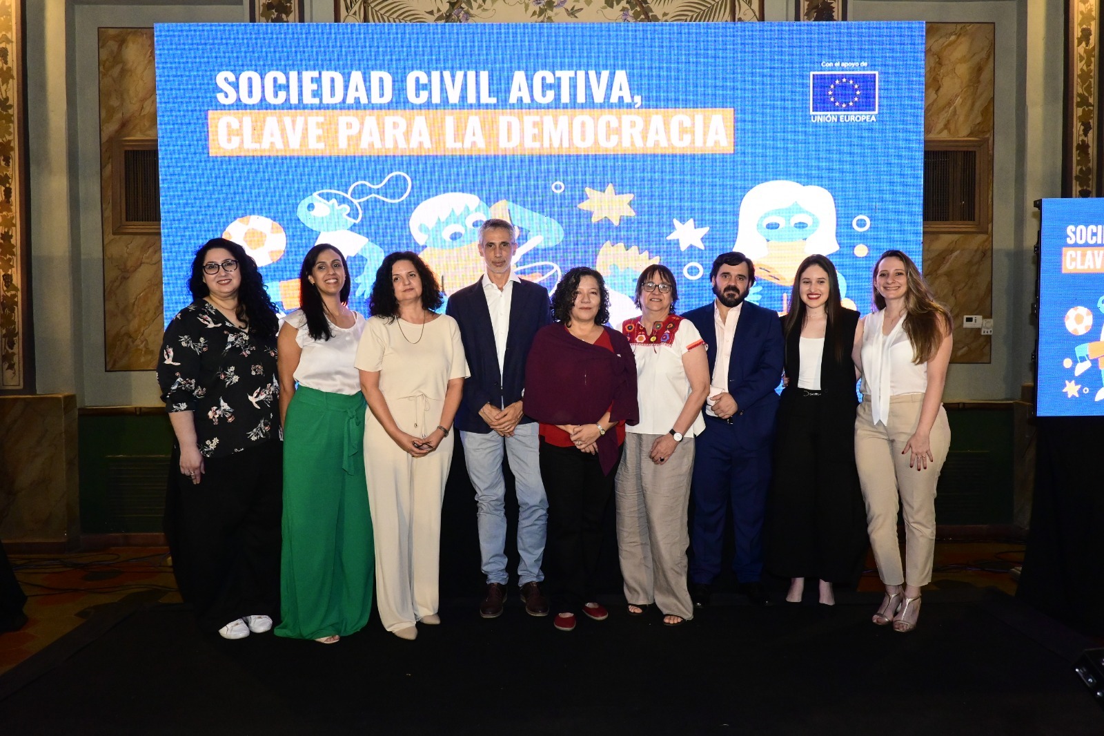 Presentación de nuevas iniciativas de la sociedad civil que apoya la UE en Paraguay. Foto: Gentileza.