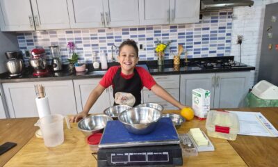 Benjamín Almada González, el niño que se destaca en gastronomía. Foto: Gentileza.