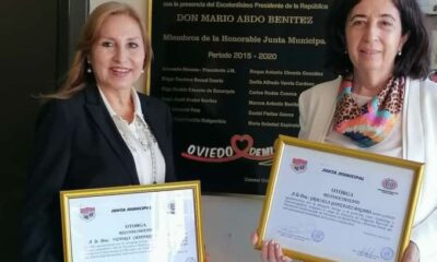 Las médicas fueron reconocidas por la Junta Municipal de Coronel Oviedo. Foto: MSP BS.