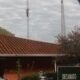 Hombre subió a la antena de la Facultad de Veterinaria. Foto: Juan Cáceres.