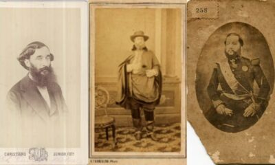 Retratos del presidente Bartolomé Mitre; el emperador de Brasil Don Pedro II y el Mariscal Francisco Solano López. Foto: Christiano Junior, 1865. Tarjeta de visita. Biblioteca Nacional de Uruguay/Luiz Terragno, 1865. Tarjeta de visita Biblioteca Nacional de Brasil/Museo Julio Marc (Rosario, Argentina). Fotos proveídas por el autor