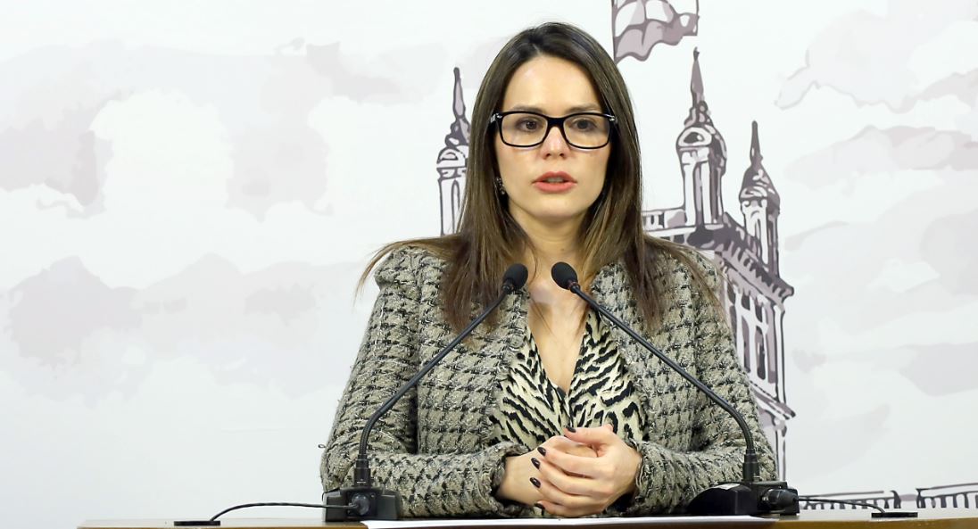 Paula Carro, vocera de Presidencia de la República. Foto: Presidencia.