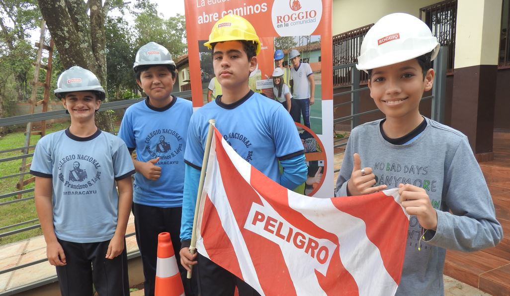 La empresa Benito Roggio e Hijos S.A., continua las charlas de educación vial. Foto: Gentileza.