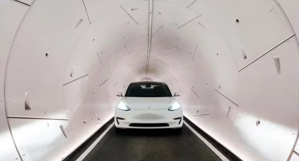 Túnel Tesla. Foto: Infobae.