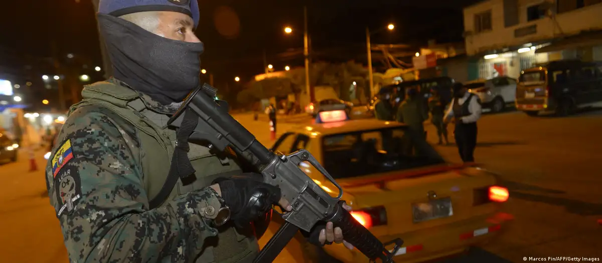 Despliegue militar en Ecuador por Estado de excepción. Foto: Marcos Pin/AFP/Getty Images