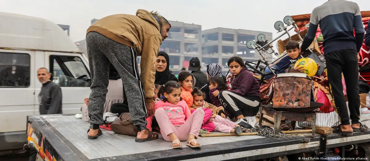 El número de personas desplazadas por la violencia y los conflictos aumentó en 22,6 millones en los últimos 5 años. Imagen de archivo.Imagen: Abed Rahim Khatib/Anadolu/picture alliance