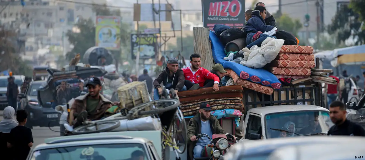 Refugiados palestinos. Foto: DW