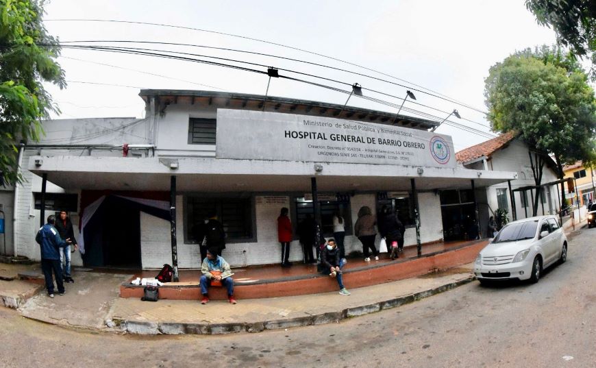 Hospital General Barrio Obrero. Foto: MSP BS.