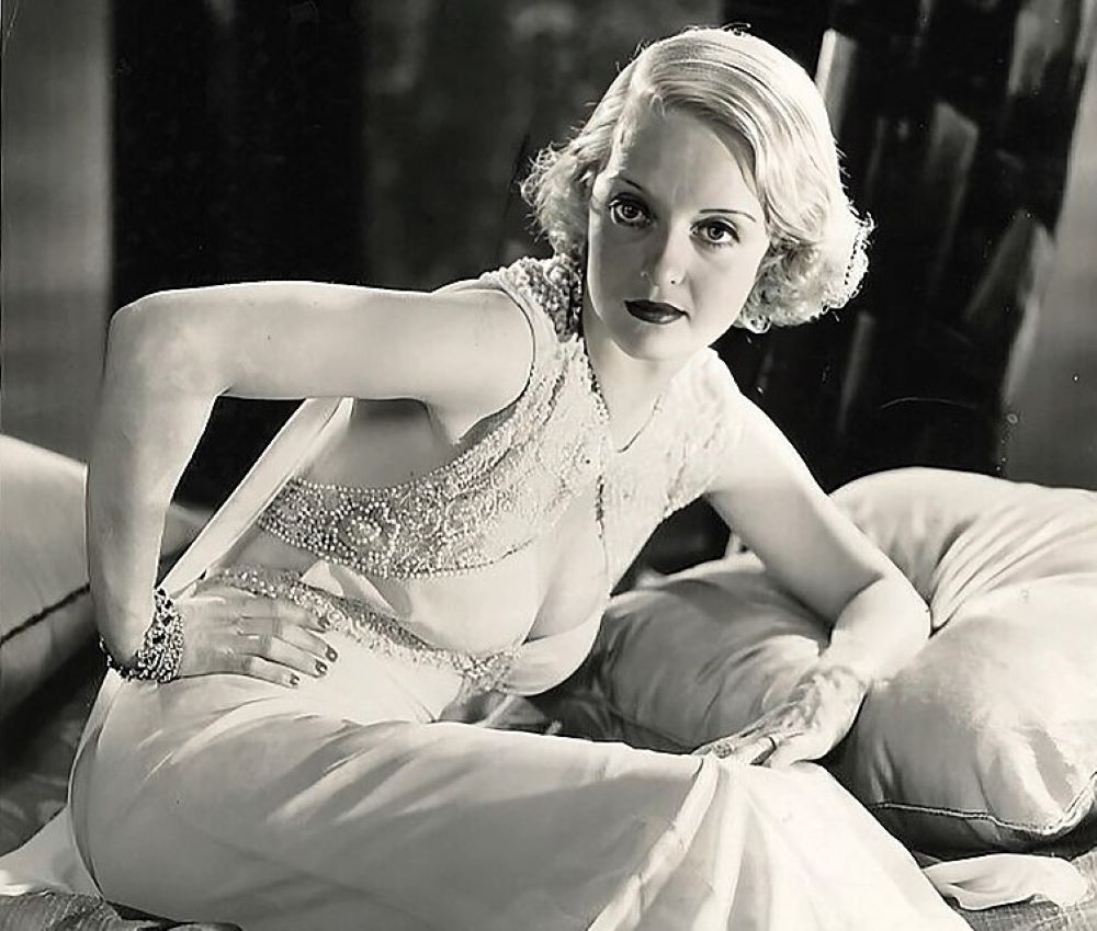 La actriz Bette Davis en el filme cómico "Ex-Lady" (1933). Wikimedia Commons