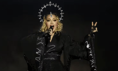 Madonna en Copacabana. Foto: Infobae.