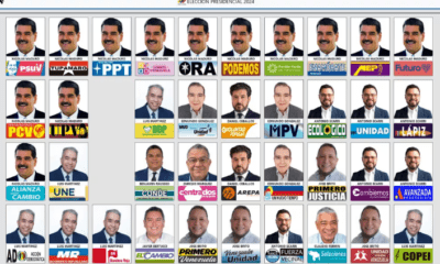 Boletin de elecciones en Venezuela. Foto: CNE