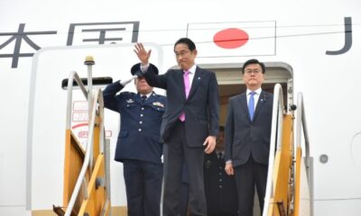 El primer ministro del Japón, Fumio Kishida, se despidió este sábado del país. Foto: Gentileza.