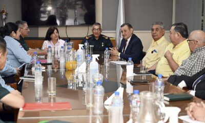 El diputado Pedro Ortiz encabezó la reunión. Foto: Gentileza.