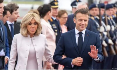 El presidente de Francia se encuentra en Alemania. Foto: DW.