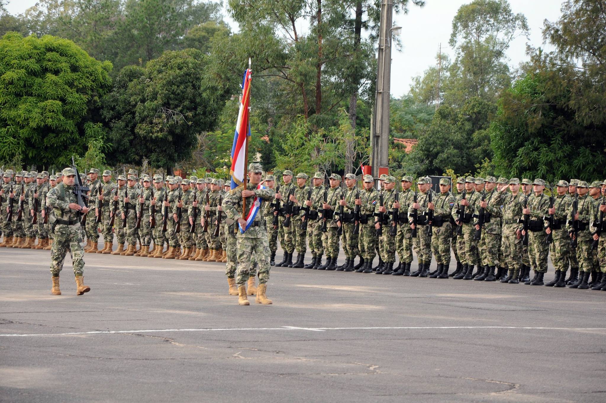 Militares del Ejército Paraguayo. Foto: Gentileza.