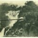 Puente colgante, en los Saltos del Guairá. Album de una Cia. de viajes brasileña, ca. 1950. Crédito: Milda Rivarola